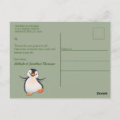 サマー クリスマス ベビー ガール ありがとう フォト ポストカード (裏面)