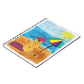 サマー スノーマン - 子供たちのためのCHOCアート ノートブック (左側)