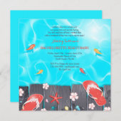 サマー スプラッシュ ご招待 招待状 (正面/裏面)