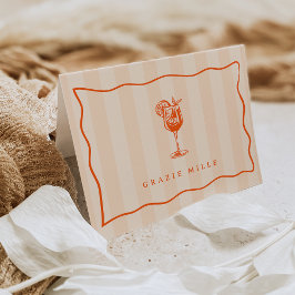 サマー スプリッツ "Grazie Mille" イタリアン サンキューカード