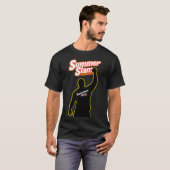 サマー・スラム・バーンアウト・チャンピオン・レスリングスタイル Tシャツ (正面フル)