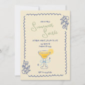 サマー・ソワレ カクテル・イブニング ご招待 招待状 (正面)