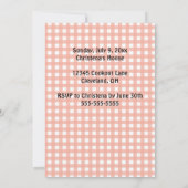 サマー タイム BBQ パーティー ご招待 招待状 (裏面)