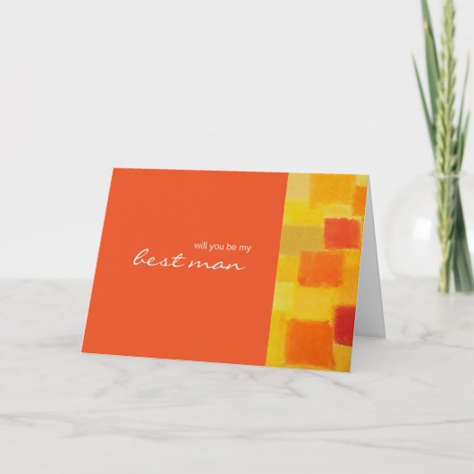 サマー・タンゴ　ベストマンカード 招待状 (正面)