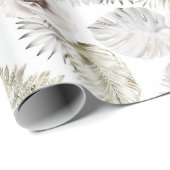 サマー トロピカル フラワーリーフ ラッピングペーパー (ロールコーナー)