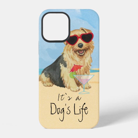 サマー・ノーフォーク・テリア Case-Mate iPhoneケース iPhone 12ケース (裏面)