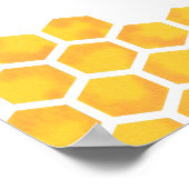 サマー ハニービー ベビーシャワー ウェルカムポスター ポスター (角)