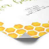 サマー ハニービー ベビーシャワー 赤ちゃんのための絵本 ポスター (角)