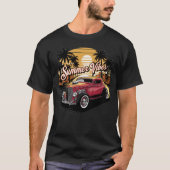 サマー・バイブス クラシックカー Tシャツ (正面)