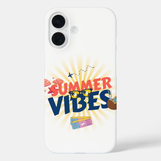 サマー・バイブス - トロピカルな逃避行 Case-Mate iPhoneケース (裏面)