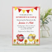 サマー バーベキュー ベイビー リビール インビテーション (スタンド正面)