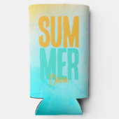 サマー パーソナライズ スリム缶クーラー (裏面)