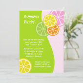 サマー パーティーのお誘い 招待状 (スタンド正面)