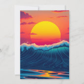 サマー・パーティー～サンセット・ビーチ 招待状 (裏面)