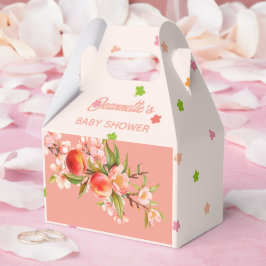 サマー パーティー ピーチ ベイビー シャワー フェイバーボックス