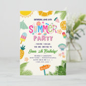 サマー パーティー 招待状 (スタンド正面)