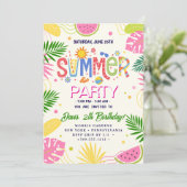 サマー パーティー 招待状 (スタンド正面)