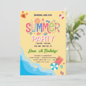サマー パーティー 招待状 (スタンド正面)