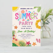 サマー パーティー 招待状 (スタンド正面)