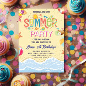 サマー パーティー 招待状