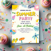 サマー パーティー 招待状
