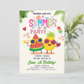 サマー パーティー 招待状 (スタンド正面)