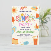 サマー パーティー 招待状 (スタンド正面)