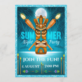 サマー・パーティー - 裏側を参照 招待状