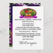 サマー・パーティー - 裏側を参照 招待状 (正面/裏面)