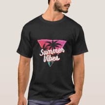 サマー ビブラ グラフィック Tシャツ - トレンディなトロピカル
