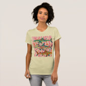 サマー ビーチ シャーク ウィーク ラバー Tシャツ オーシャン シャーク  (正面フル)