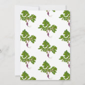 サマー ファーマーズ マーケット 大根 野菜 ご招待 招待状 (裏面)