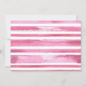 サマー フォト ポッピング アイス クリーム バースデー パーティー 招待状 (裏面)