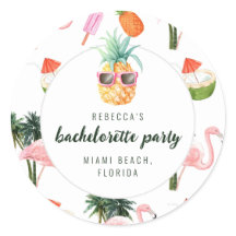 サマー フラミンゴ プールパーティー ブライズメイド パーティー