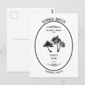 サマー ブリーズ ヴィンテージ アポテカリー パーソナライズド ポストカード (正面/裏面)