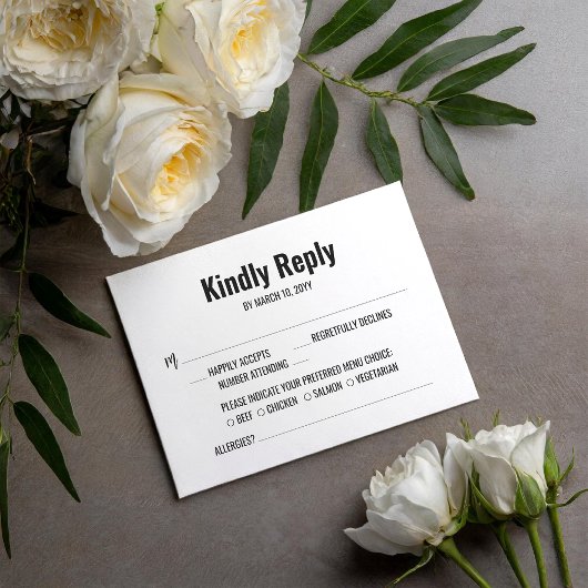 サマー・ブレイク・ウェディング　出欠確認カード 招待状