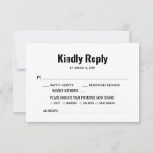 サマー・ブレイク・ウェディング　出欠確認カード 招待状 (正面)