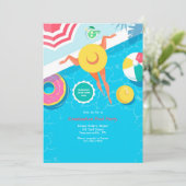 サマー プールパーティー 招待状 (スタンド正面)