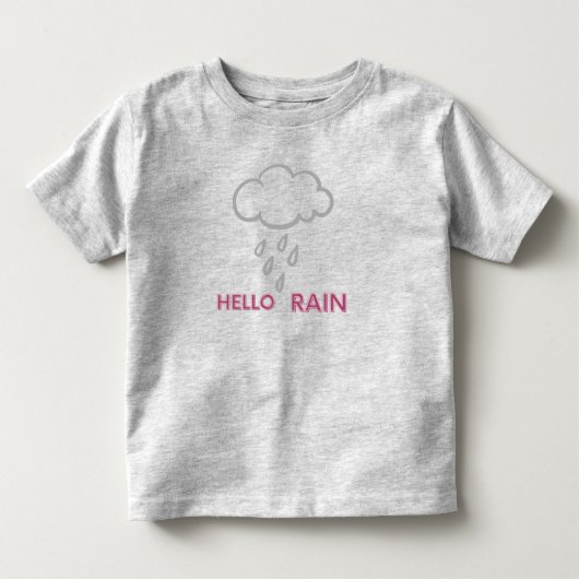 サマー ベイビー グレー トドラーTシャツ (正面)