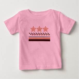 サマー ベビー スリーダッシュ ベビーTシャツ