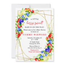 サマー ミックス ベリー ベイビー シャワー