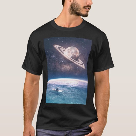 サマー&ムーンリング Tシャツ (正面)