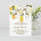 サマー メイソンジャー | ウェディングランチョン招待状 招待状 (スタンド正面)