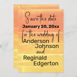 サマー ラスティック カジュアル ウェディング セーブ・ザ・デート