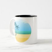 サマー ラブ ツートーンマグカップ (正面左)