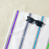 サマー レインボー ストライプ ビーチタオル (インサイチュ)