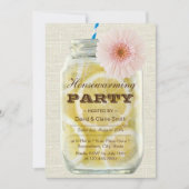 サマー レモネード ハウスウォーミング パーティー 招待状 (正面)