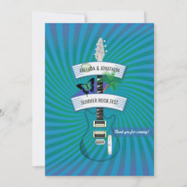 サマー・ロック・フェスティバル・ウェディング サンキューカード