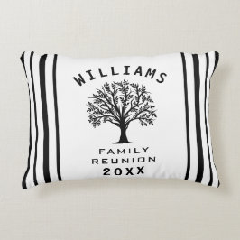 サマー ヴァケーション ロード トリップ ファミリー リユニオン クール ツリー アクセントクッション