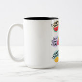 サマー&楽しむハローサン&サマーアイスクリームマグカップ ツートーンマグカップ (左)